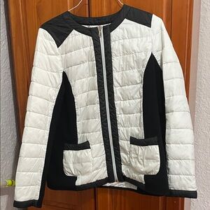Marina Rinaldi Sport Stylish Black and White Women's Jacket